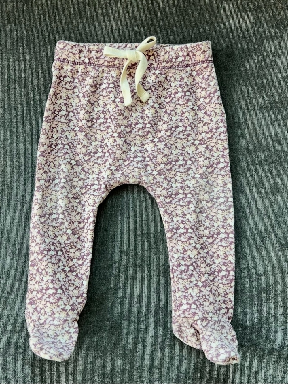Jamie Kay Girls Organic Cotton Footed Pants Size 1 Year